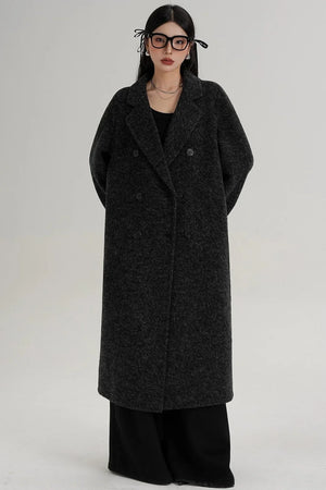 Textured Wool Suit Coat