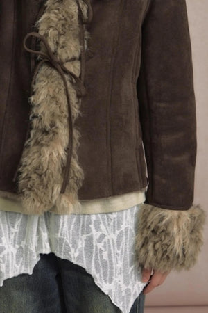 Thick Deerskin Fleece Integrated Jacket