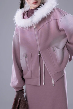 Thickened Fleece Sweatshirt Set-Up