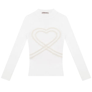 Thickened slim knitted top