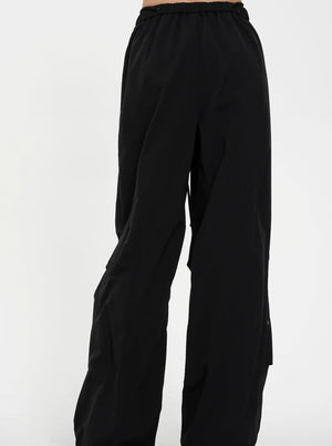 Thin Pleated Waist Casual Pants