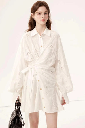 Three-Dimensional Embroidery Dress
