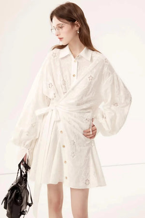 Three-Dimensional Embroidery Dress