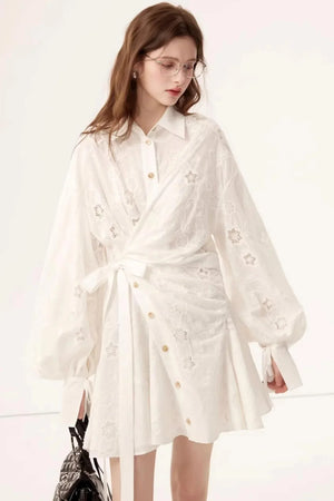 Three-Dimensional Embroidery Dress