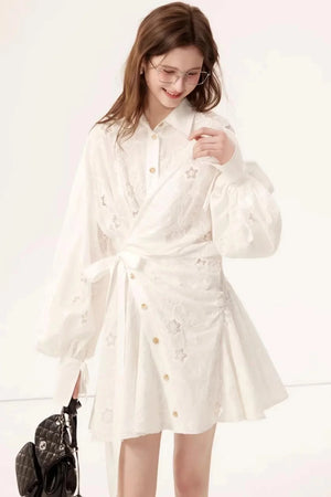Three-Dimensional Embroidery Dress
