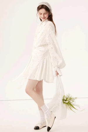 Three-Dimensional Embroidery Dress