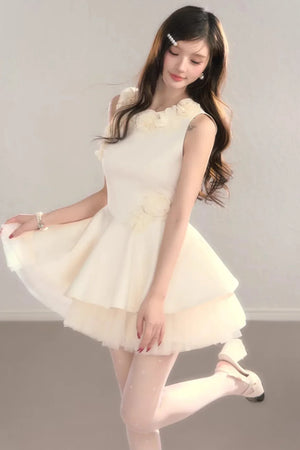 Three-Dimensional Floral Dress