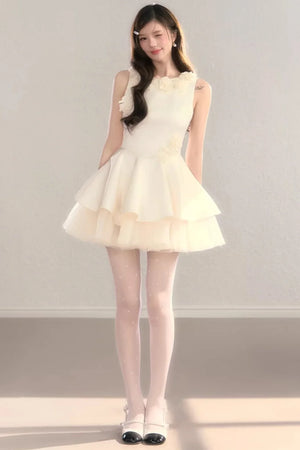 Three-Dimensional Floral Dress