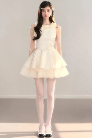 Three-Dimensional Floral Dress