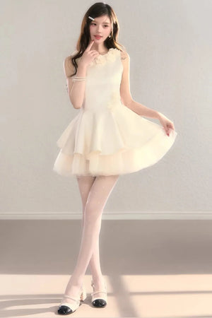 Three-Dimensional Floral Dress