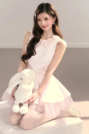 Three-Dimensional Floral Dress