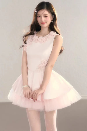 Three-Dimensional Floral Dress