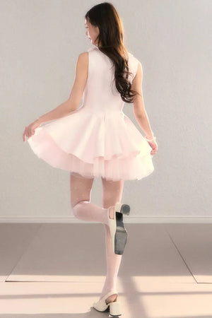 Three-Dimensional Floral Dress