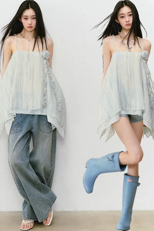 Three-Dimensional Floral Dress