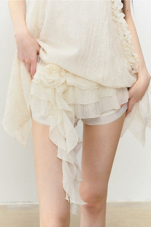Three-Dimensional Floral Dress