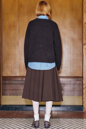 Three-Dimensional Pleated Skirt