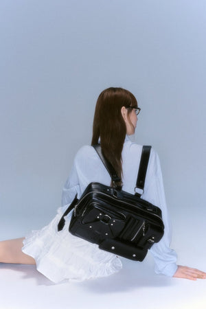 Three-dimensional Pocket Shoulder Bag