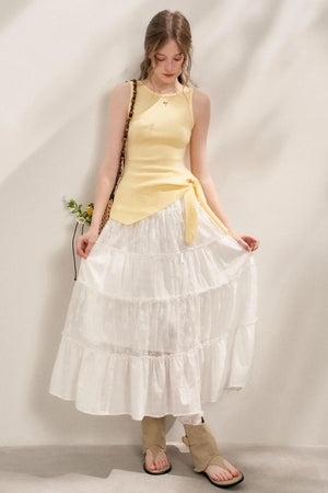 Tie-Knot Knit Vest