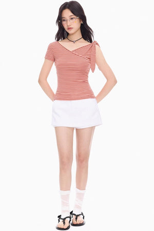 Tie-Shoulder Tee