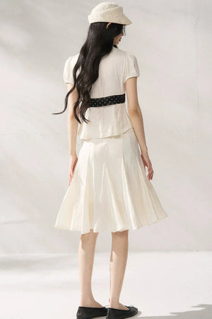 Tie Waist V-Neck Top