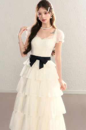 Tiered Mesh Princess Dress