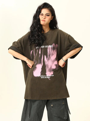 Trendy Loose American Vintage T-Shirt