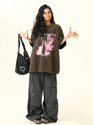 Trendy Loose American Vintage T-Shirt