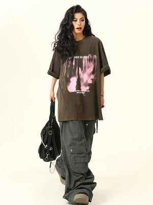 Trendy Loose American Vintage T-Shirt