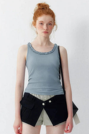 Trim Lyocell Camisole Top