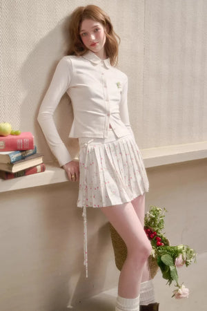 Tulip Satin Top Skirt Set-Up