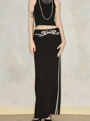 Turned-waist Skirt