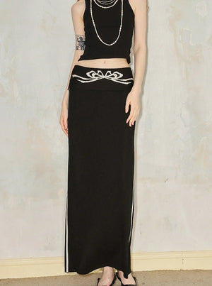 Turned-waist Skirt