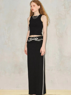 Turned-waist Skirt