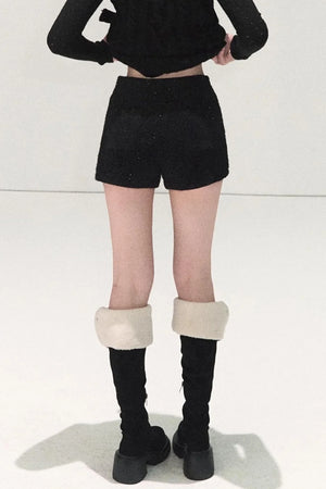 Tweed Wool Shorts