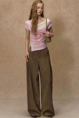 Twilight Palm Wide-Leg Pants