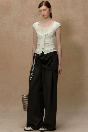 Twilight Palm Wide-Leg Pants