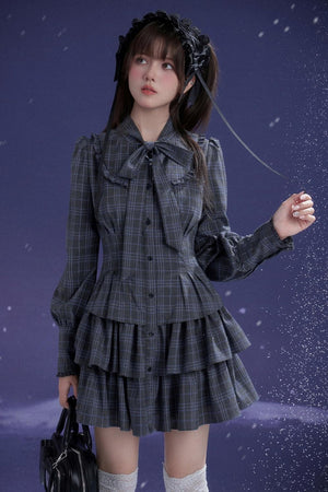 Twilight Plaid Dress