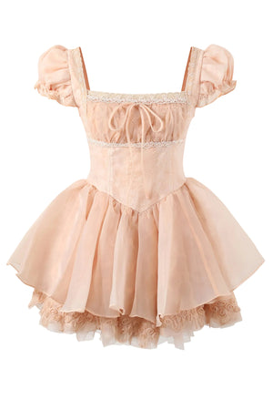 Twin Flowers Lace Dress