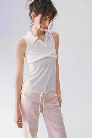 Twisted Knot Polo Vest