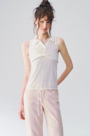 Twisted Knot Polo Vest