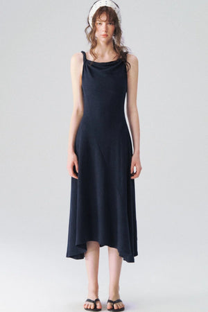 Twisted Strap Knit Dress