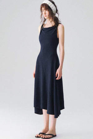 Twisted Strap Knit Dress