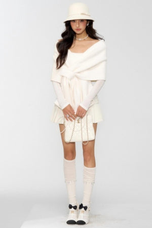 Two-Tone Wool Shawl