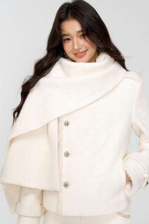 Two-Tone Wool Shawl