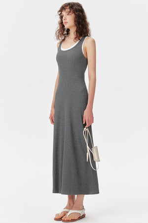 U-Neck Swing Dress