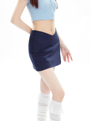 Ultra-Short Hakama Skirt