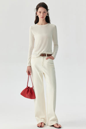 Ultra-thin Long-Sleeved Wool Base Jacket