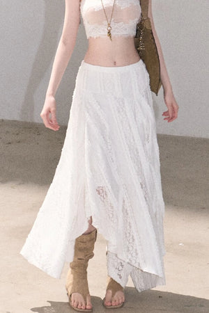 Uncut Time Draped Skirt