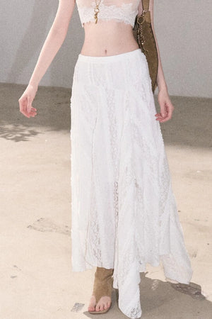 Uncut Time Draped Skirt