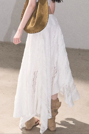 Uncut Time Draped Skirt